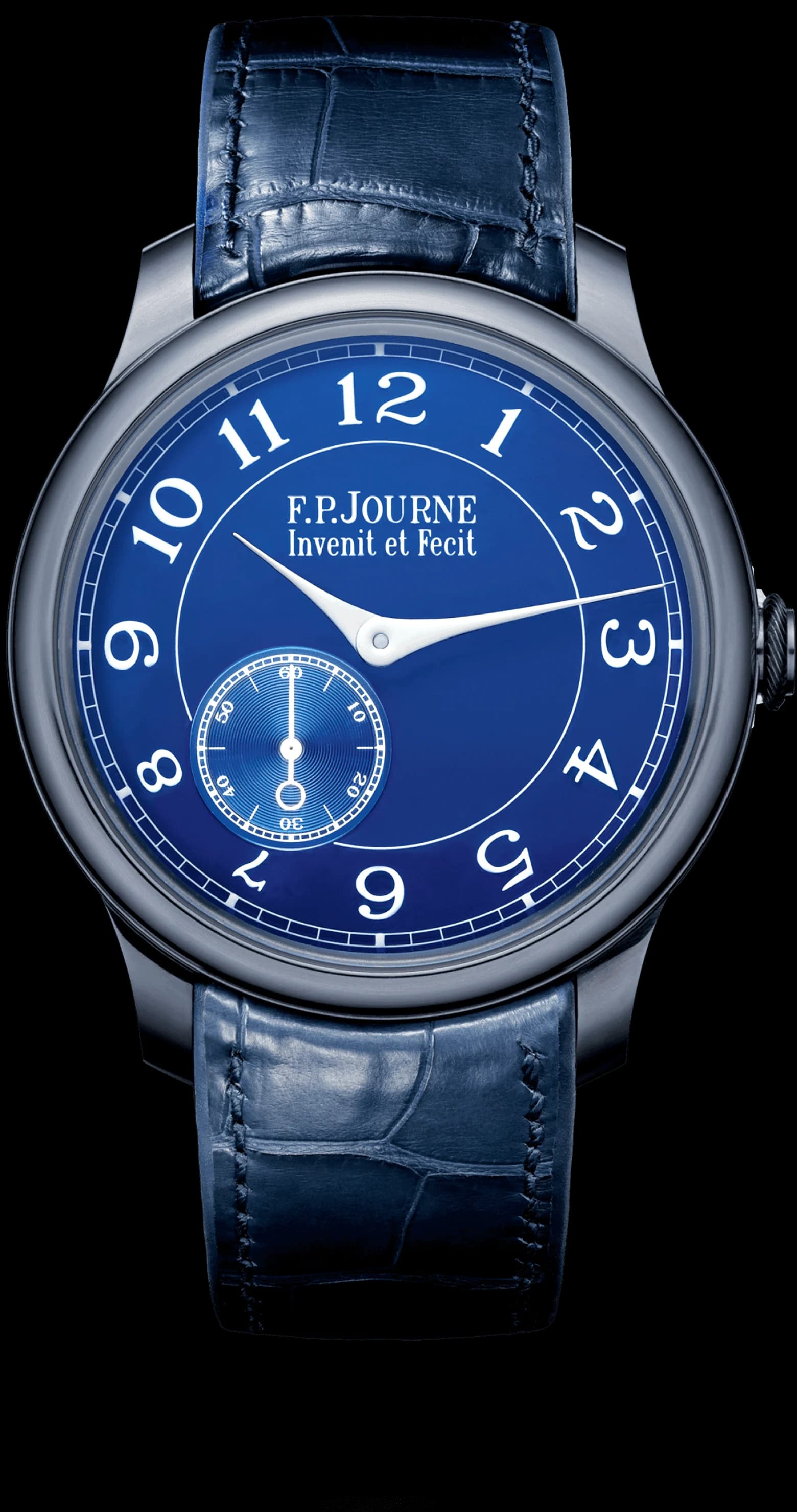 Chronomètre Bleu Chronomètre Souverain Bleu Alligator  – 2012