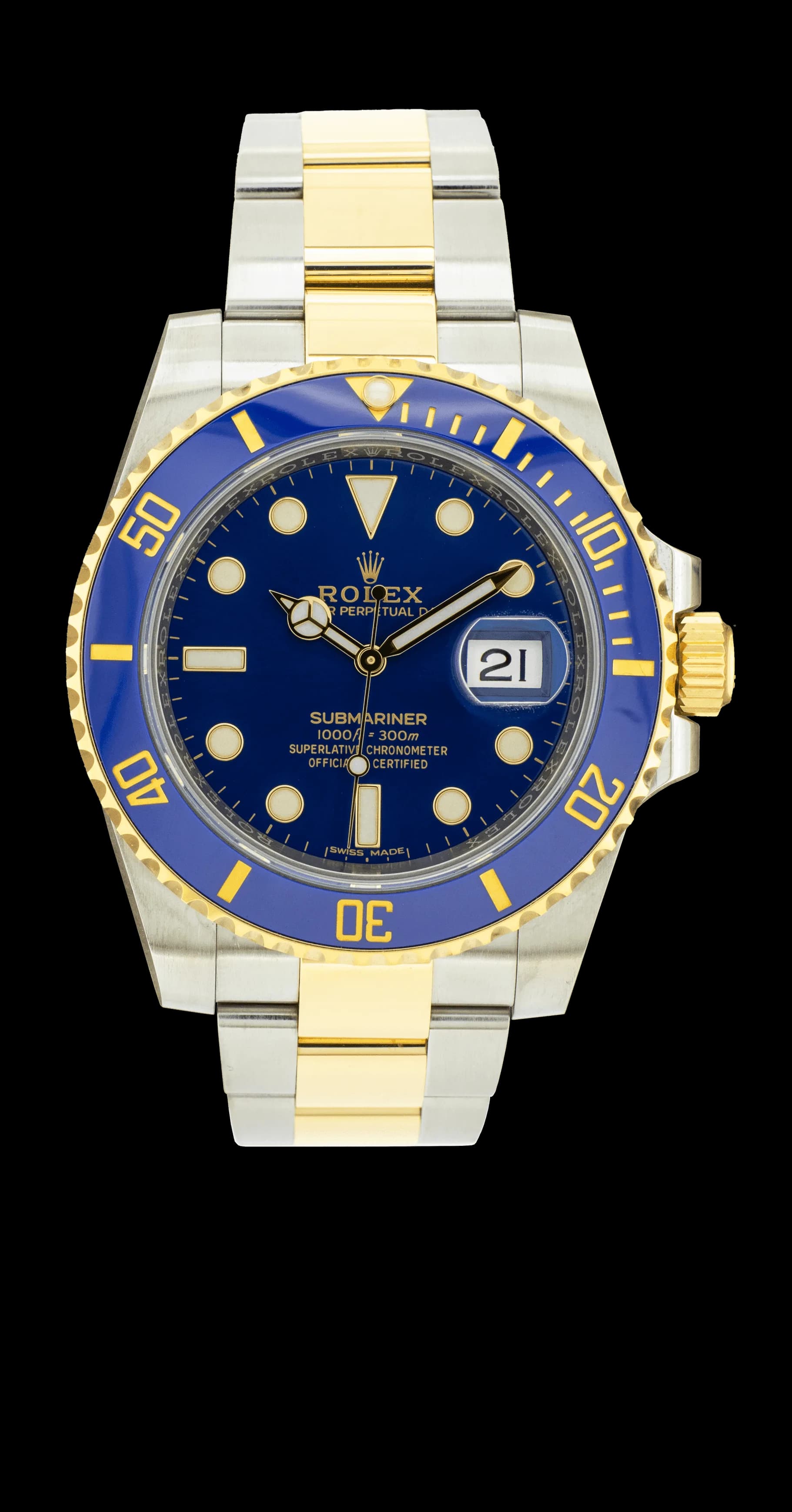 Submariner 116613LB Or et Acier  – 2020