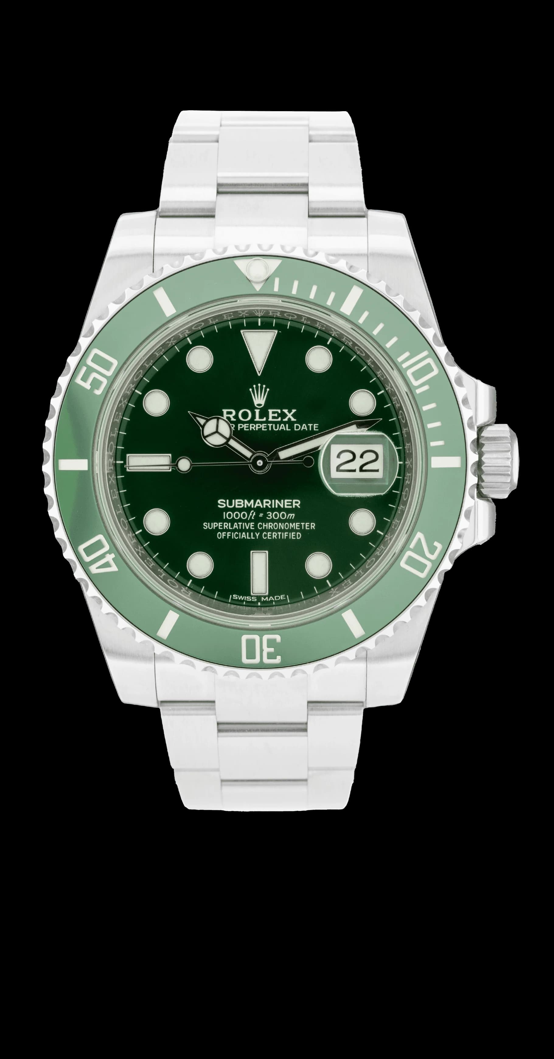 Submariner 116610LV Acier "Hulk" – 2010