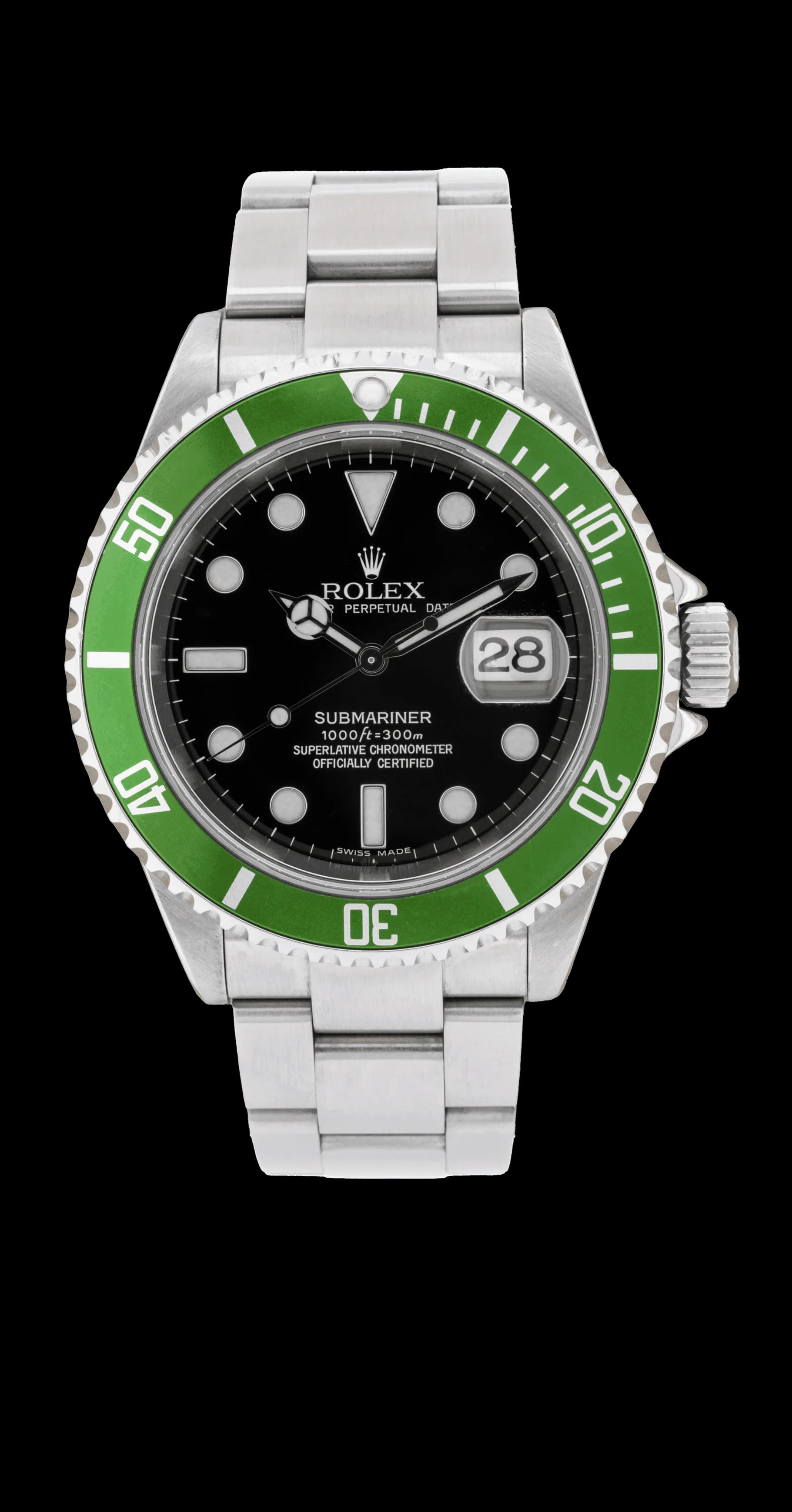 Submariner 16610LV Acier "Kermit" – 2004