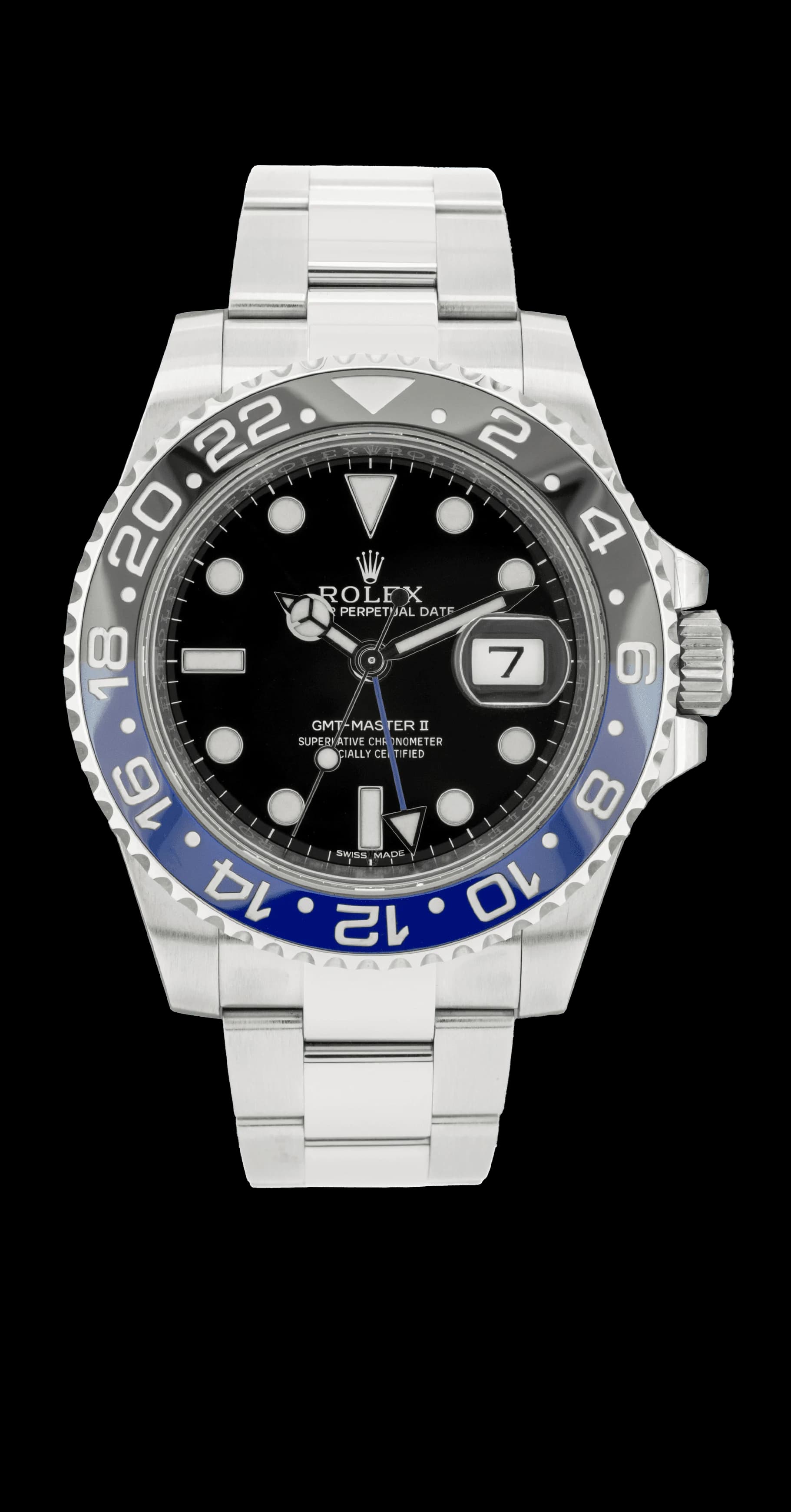 GMT-Master II 116710BLNR Acier "Batman" – 2013