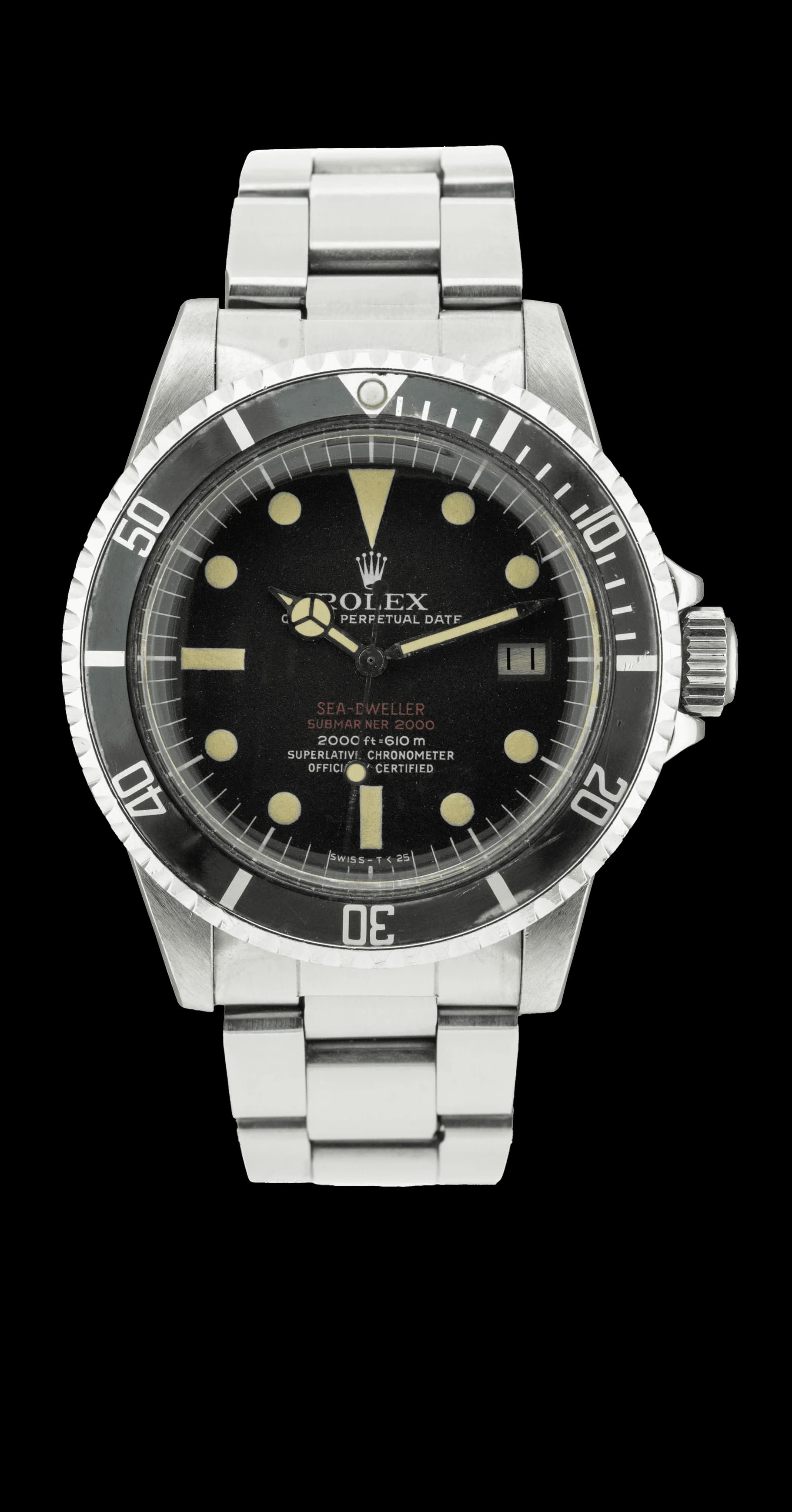 Sea-Dweller 1665  Acier "Double Red" – 1975