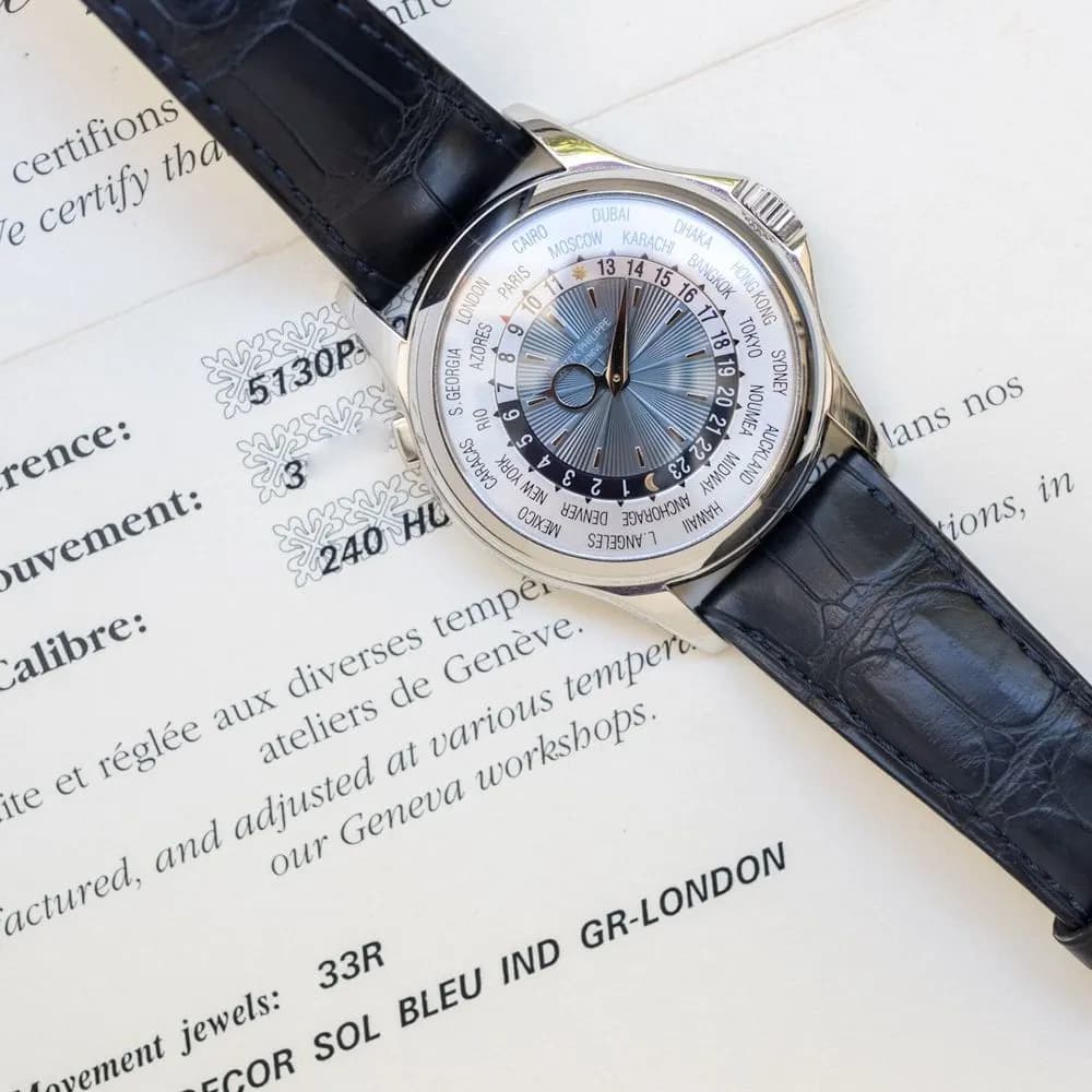 Les Editions limitées de la Patek Philippe 5130 World Time