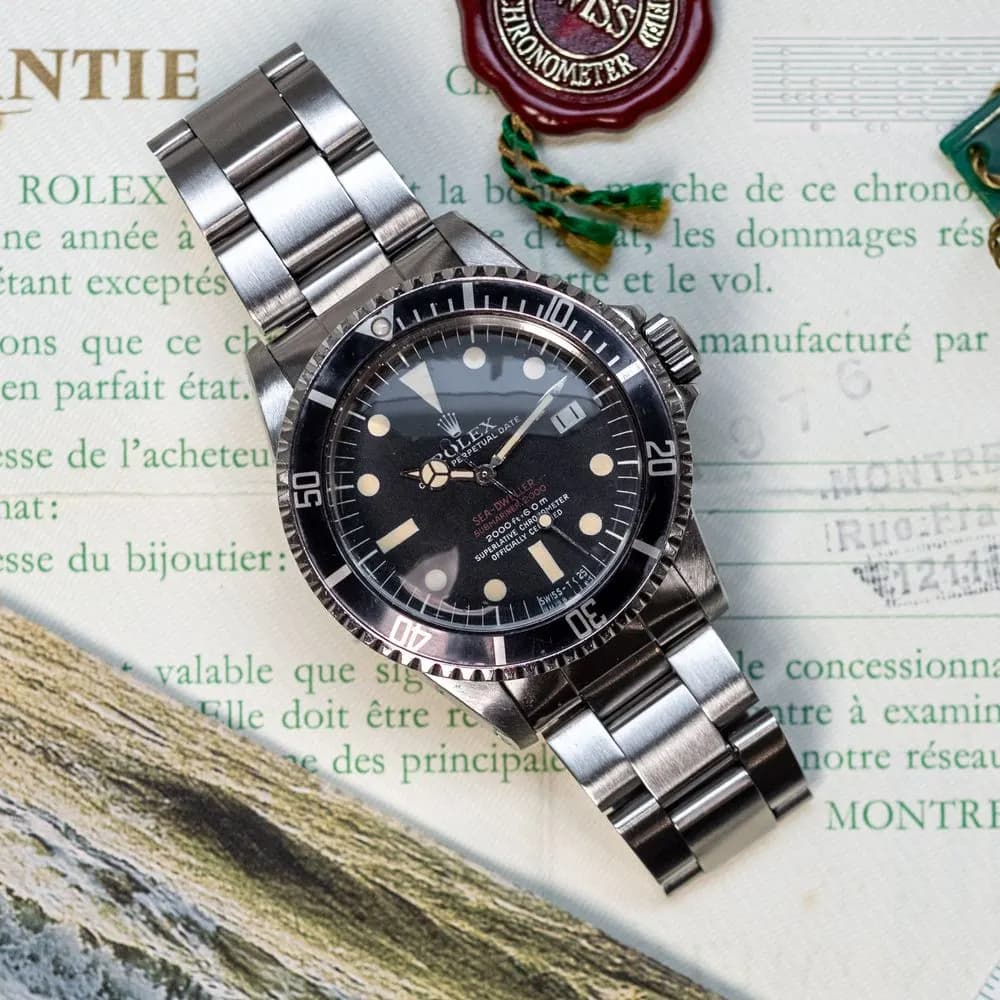 Sea-Dweller 1665  undefined "Double Red" – 1975