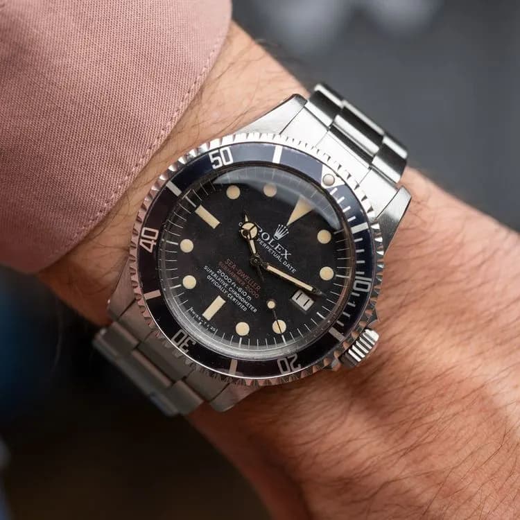 Sea-Dweller 1665  Acier "Double Red" – 1975