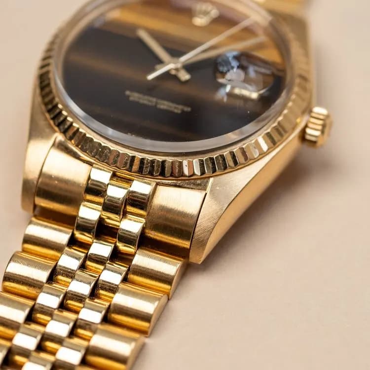 Datejust 1601/8 Or Jaune "Œil de Tigre" – 1974