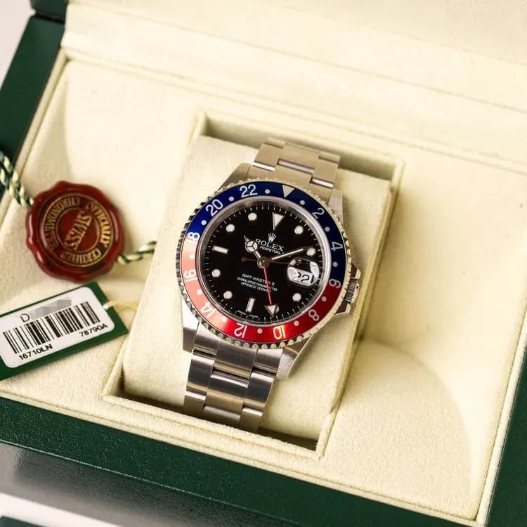 GMT Master ll 16710 Acier "Pepsi" – 2005