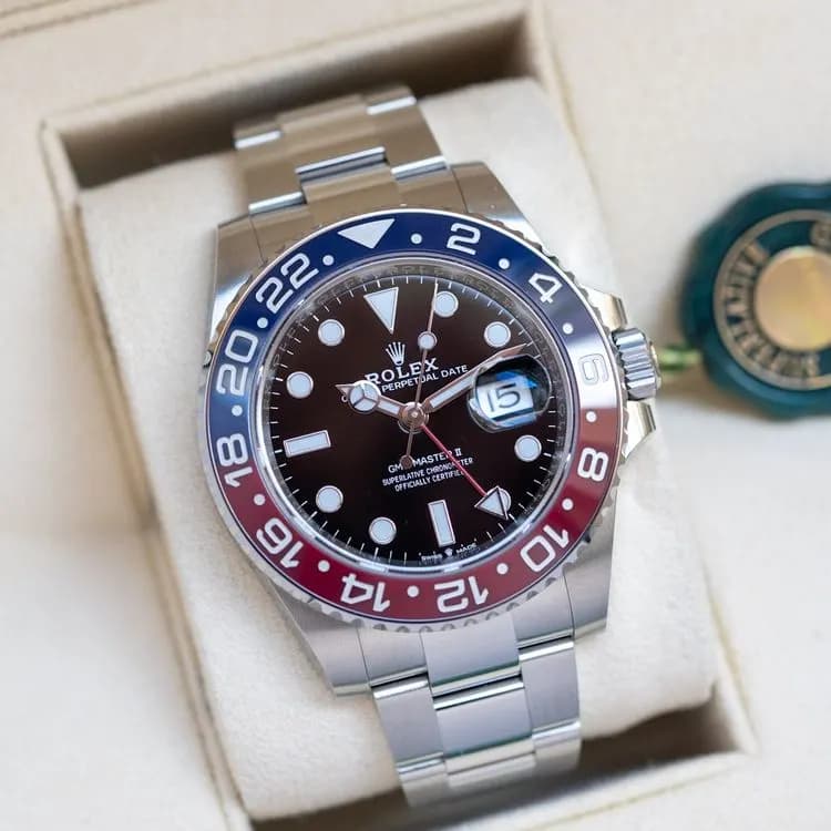 GMT Master ll 126710BLRO Acier Pepsi – 2024