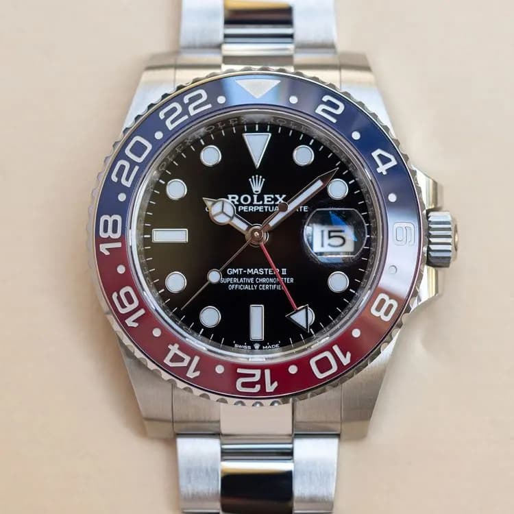 GMT Master ll 126710BLRO Acier Pepsi – 2024