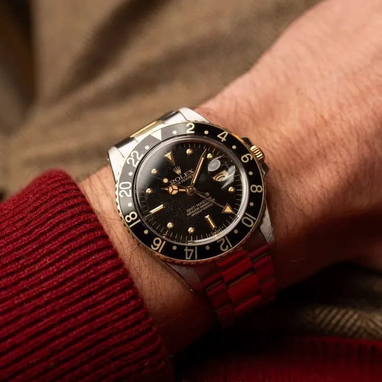 GMT Master 16753 Or et Acier "Nipple Dial" – 1979