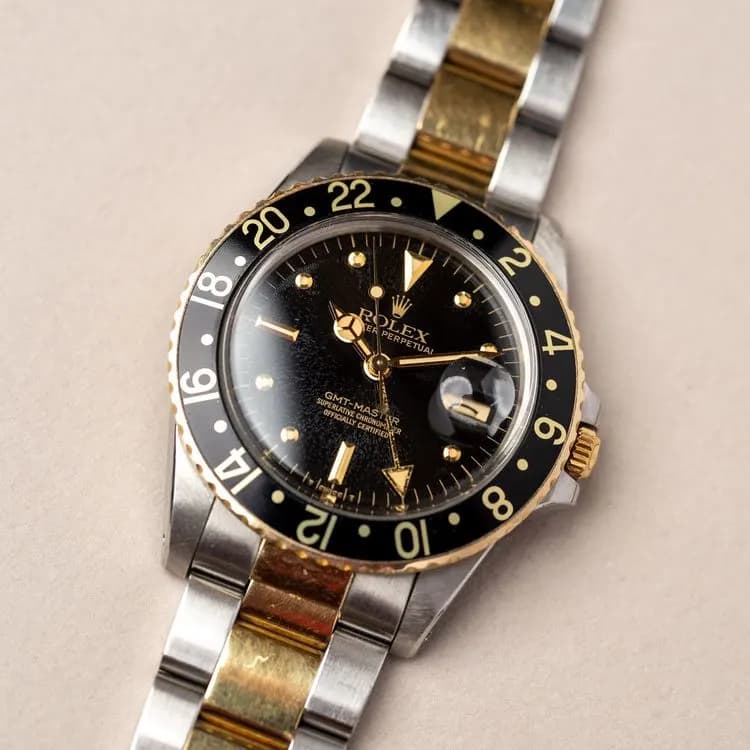 GMT Master 16753 Or et Acier "Nipple Dial" – 1979