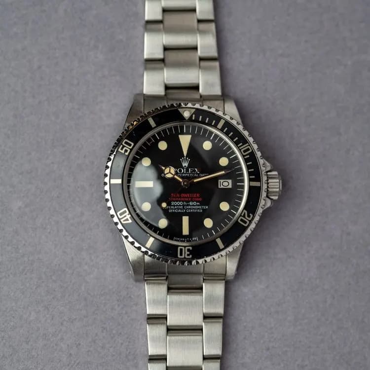 Sea-Dweller 1665  Acier "Double Rouge Mk4" – 1976