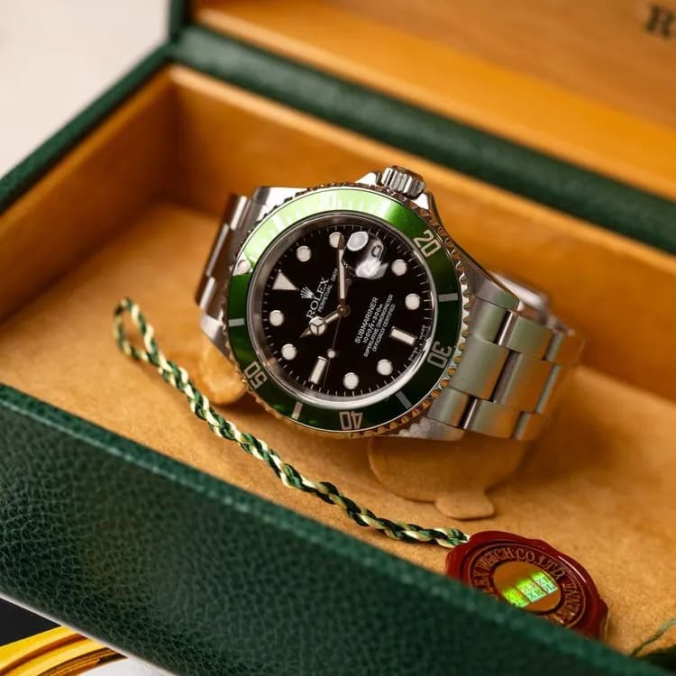 Submariner 16610LV Acier "Kermit" – 2004