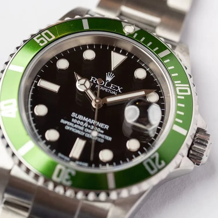 Submariner 16610LV Acier "Kermit" – 2004