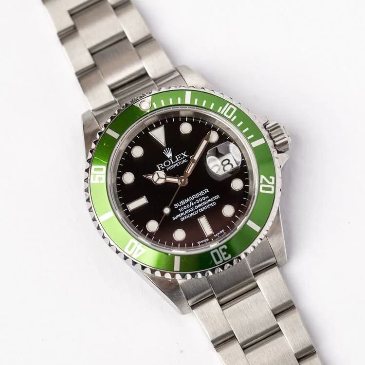 Submariner 16610LV Acier "Kermit" – 2004