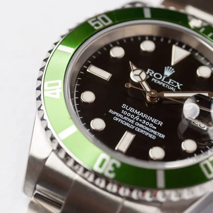 Submariner 16610LV Acier "Kermit" – 2004