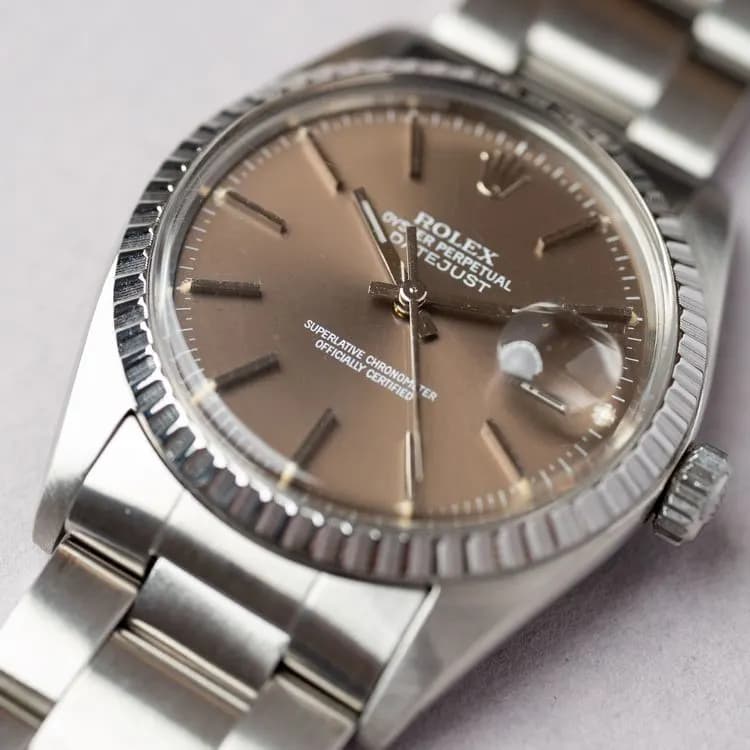 Datejust 16030 Acier "Havana" – 1980