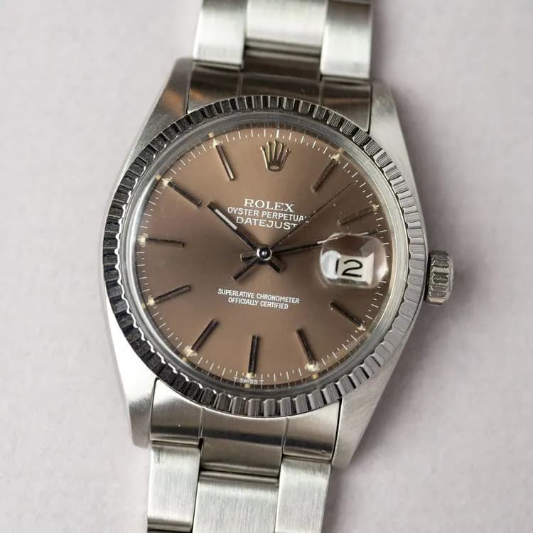 Datejust 16030 Acier "Havana" – 1980