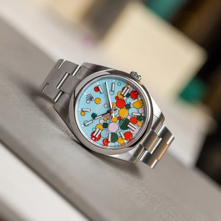 Oyster Perpetual 124300 Acier "Celebration" – 2024