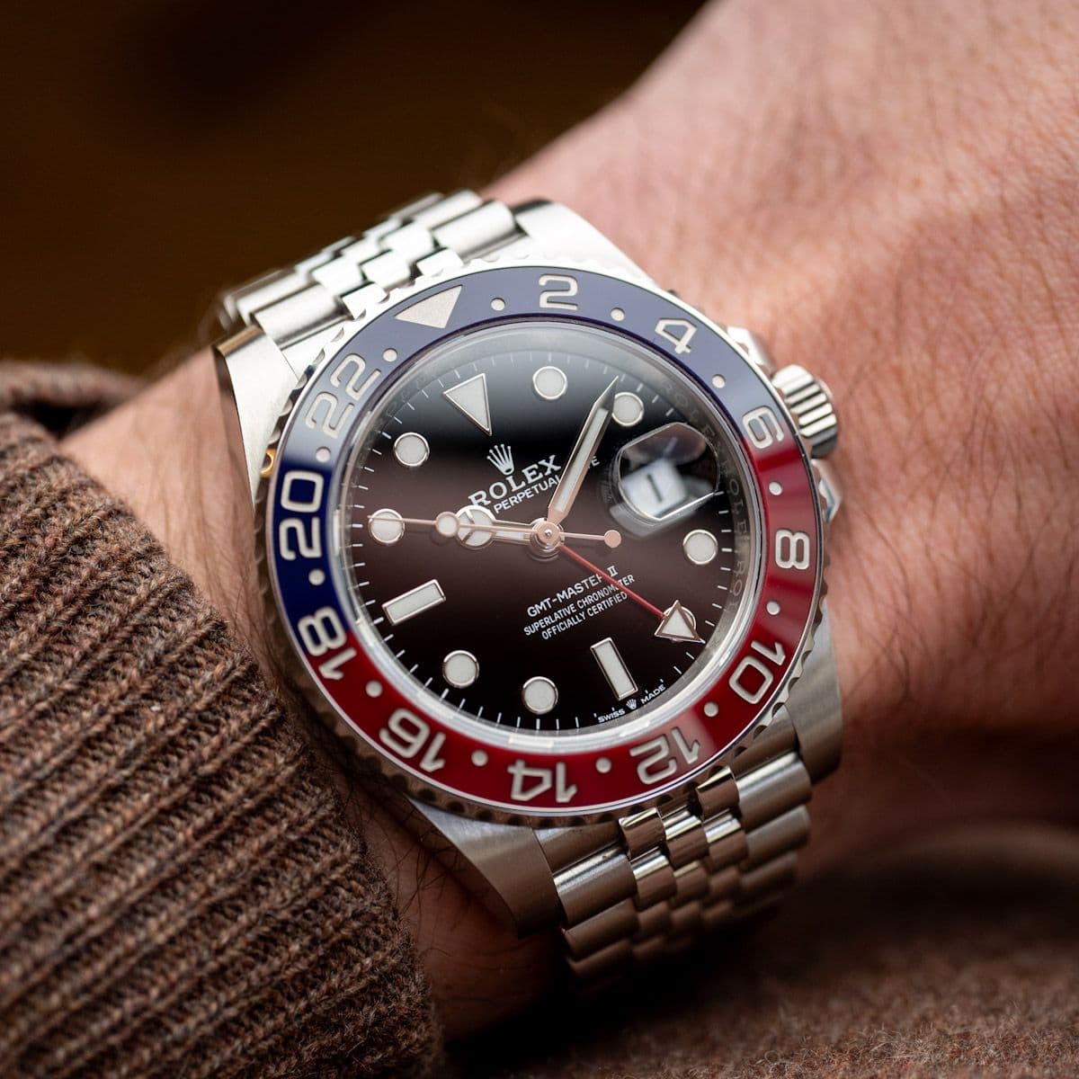 GMT Master ll 126710BLRO Acier "Pepsi" – 2024