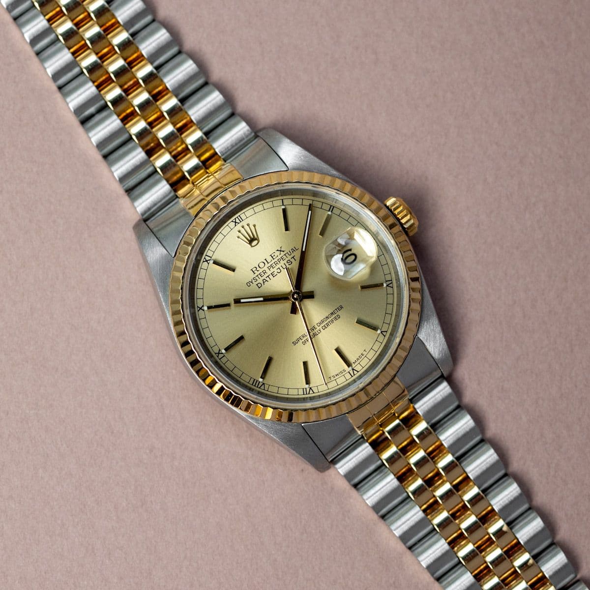 Datejust 16233 Or et Acier  – 1989