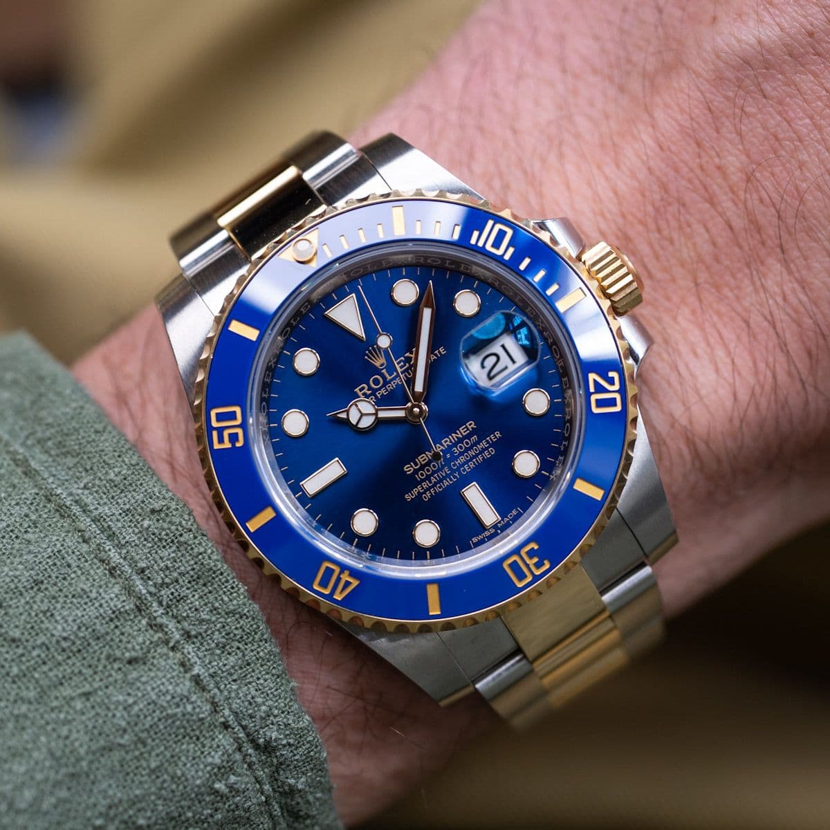 Submariner 116613LB Or et Acier  – 2020