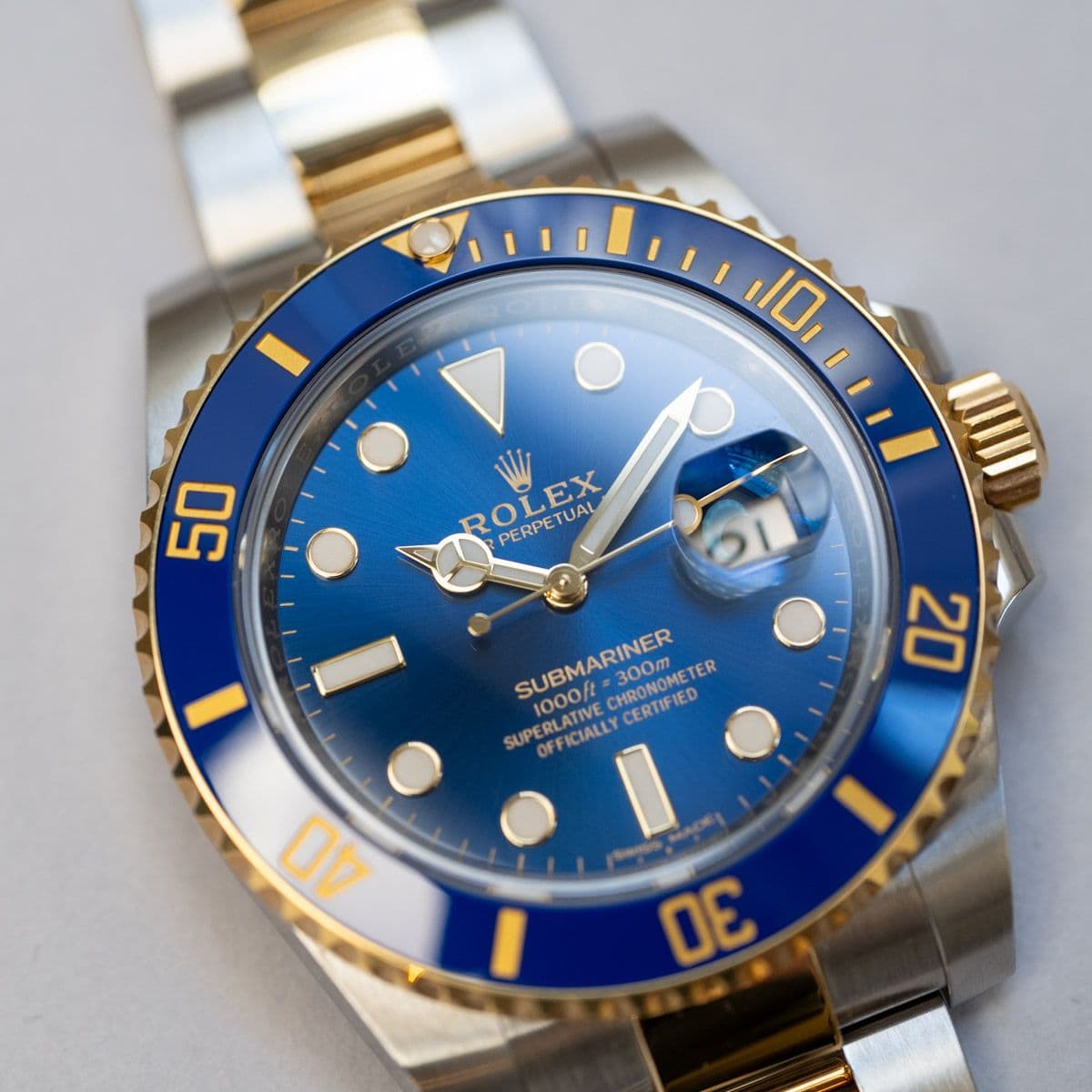 Submariner 116613LB Or et Acier  – 2020