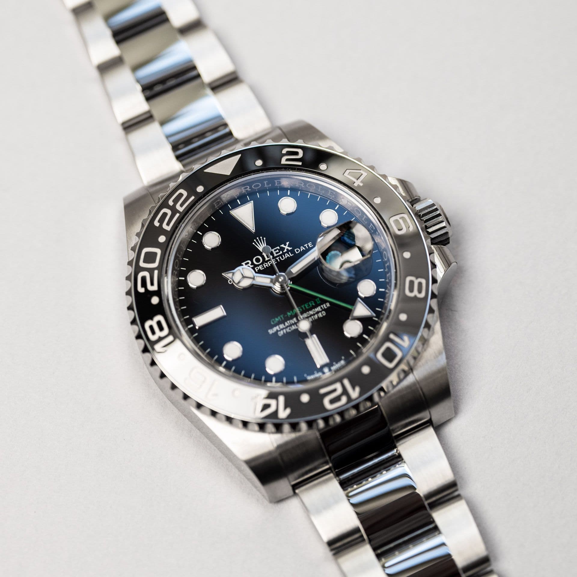 GMT Master ll 126710GRNR Acier "Bruce Wayne" – 2024