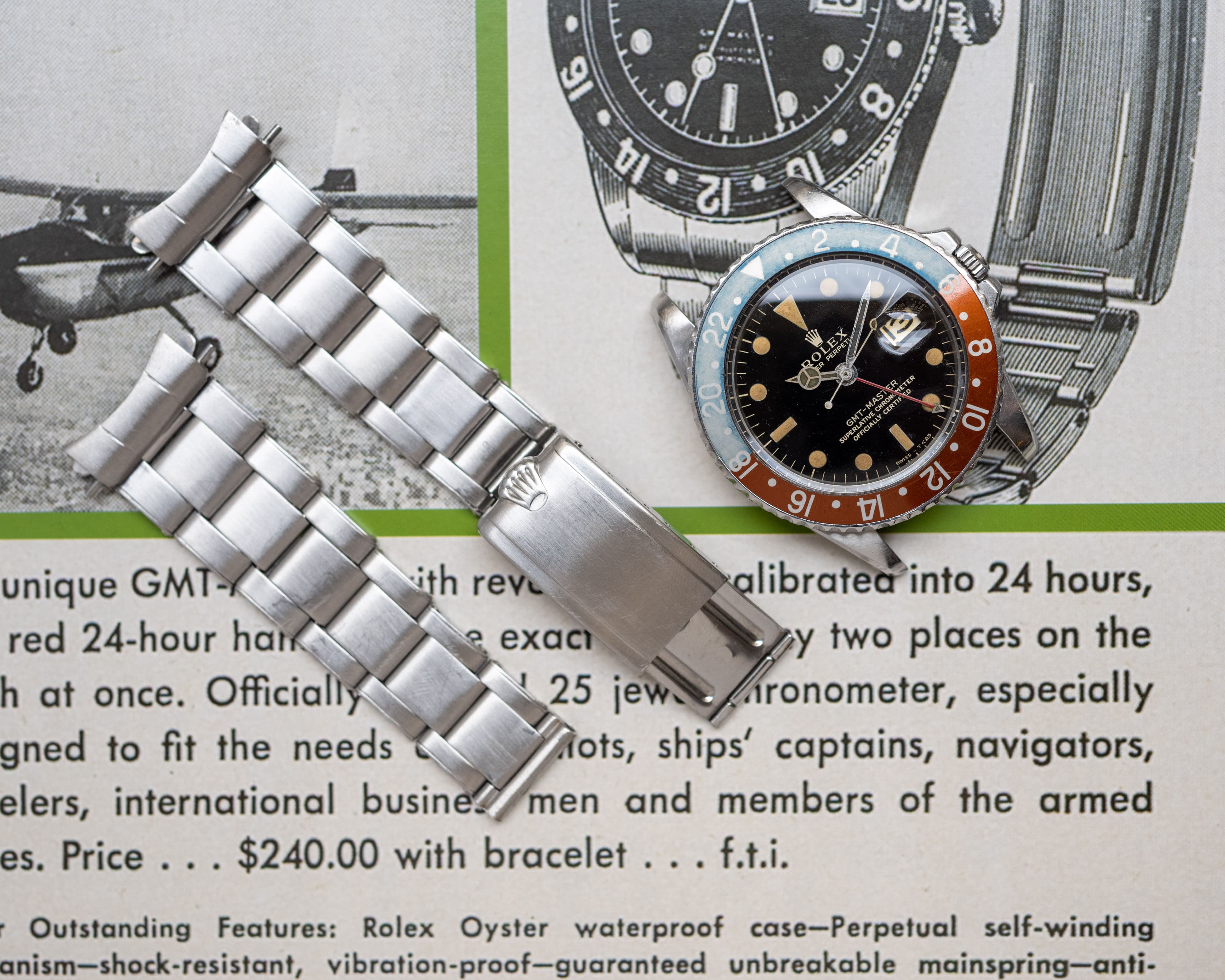 L'histoire des bracelets Rolex Oyster rivetés