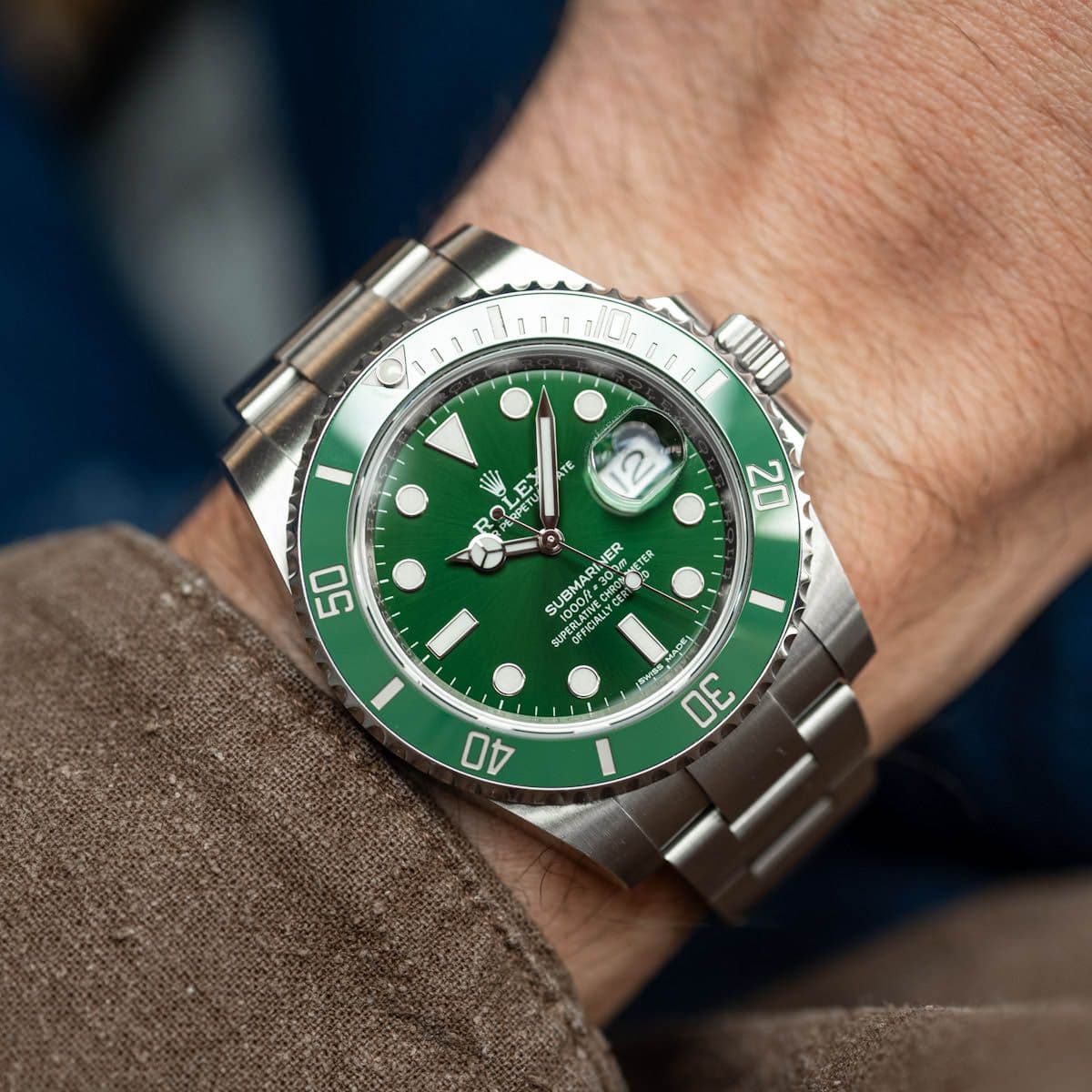 Submariner 116610LV Acier "Hulk" – 2017