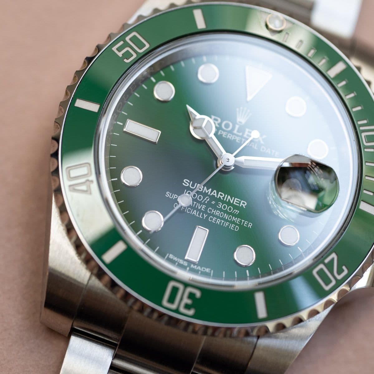 Submariner 116610LV Acier "Hulk" – 2017