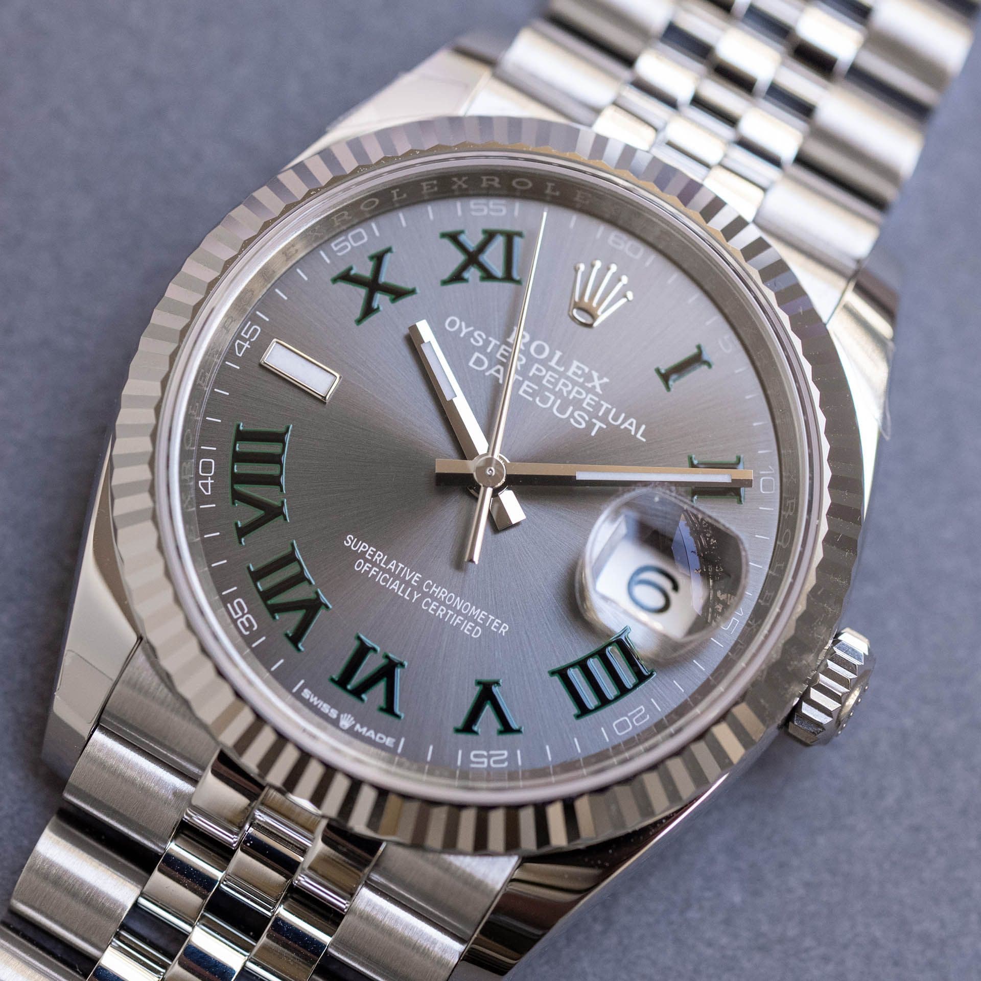 Datejust 126234 Acier "Wimbledon" – 2024