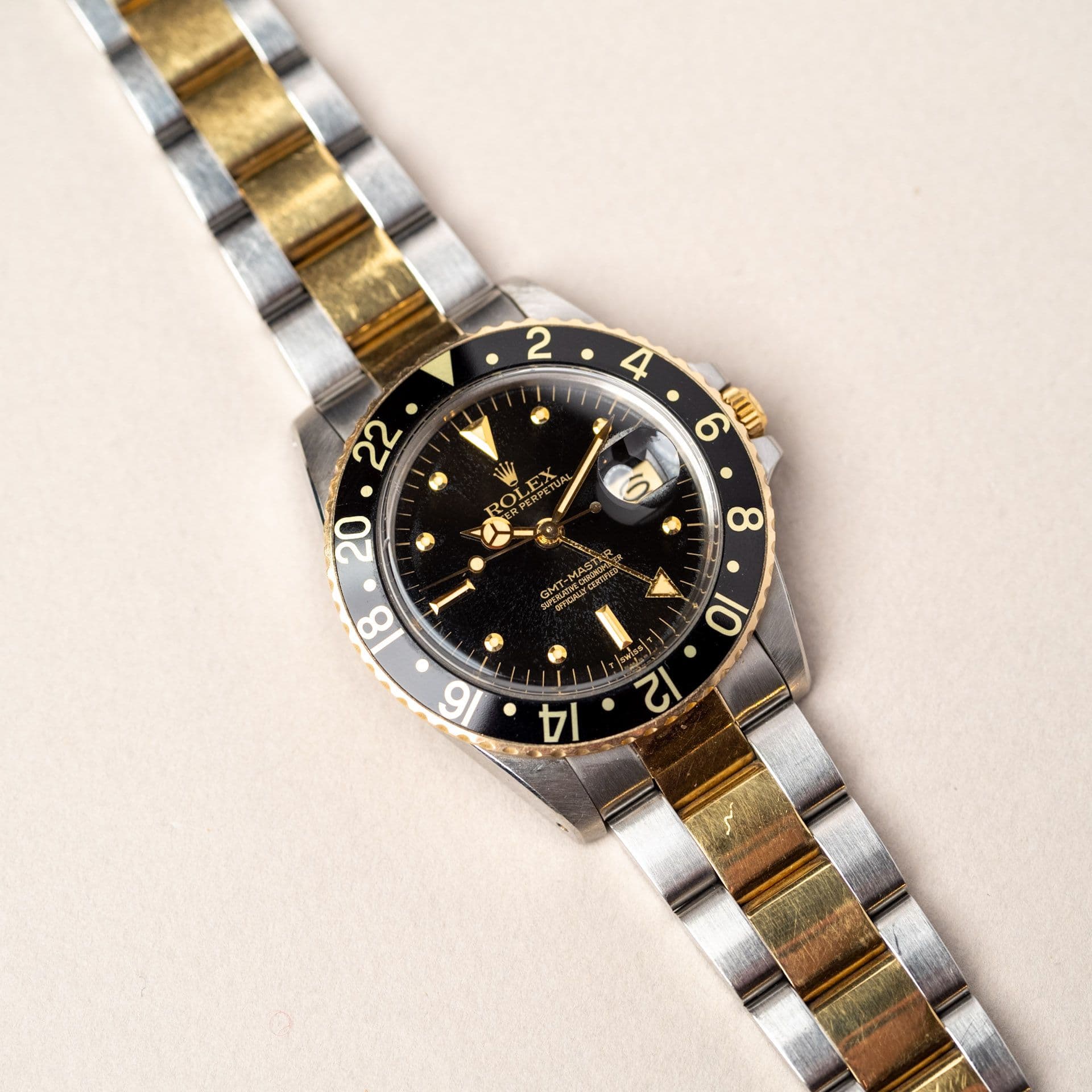 GMT Master 16753 Or et Acier "Nipple Dial" – 1979