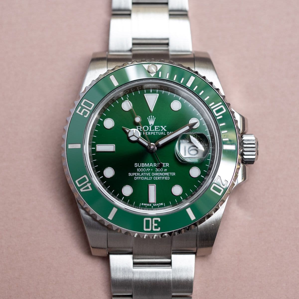 Submariner 116610LV Acier "Hulk" – 2010