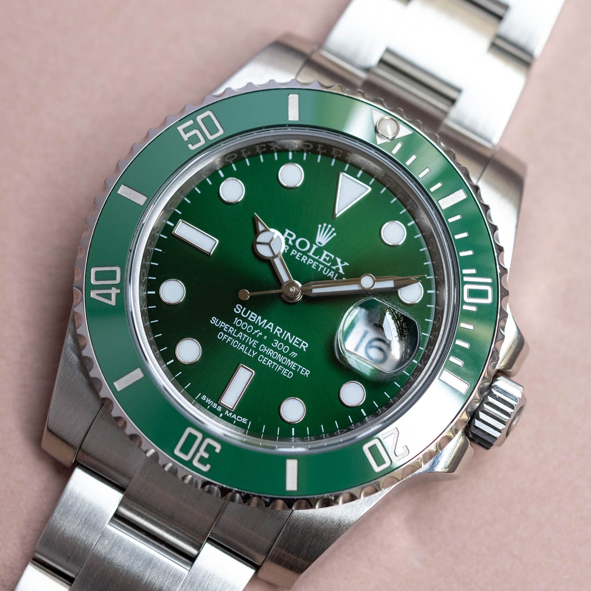 Submariner 116610LV Acier "Hulk" – 2010