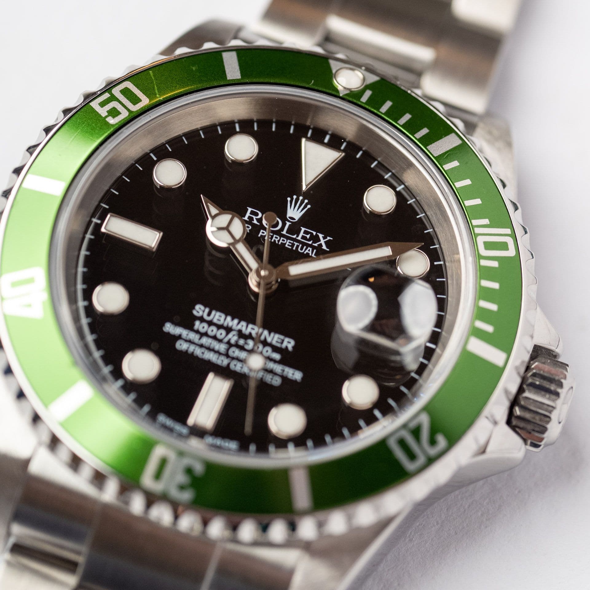 Submariner 16610LV Acier "Kermit" – 2004