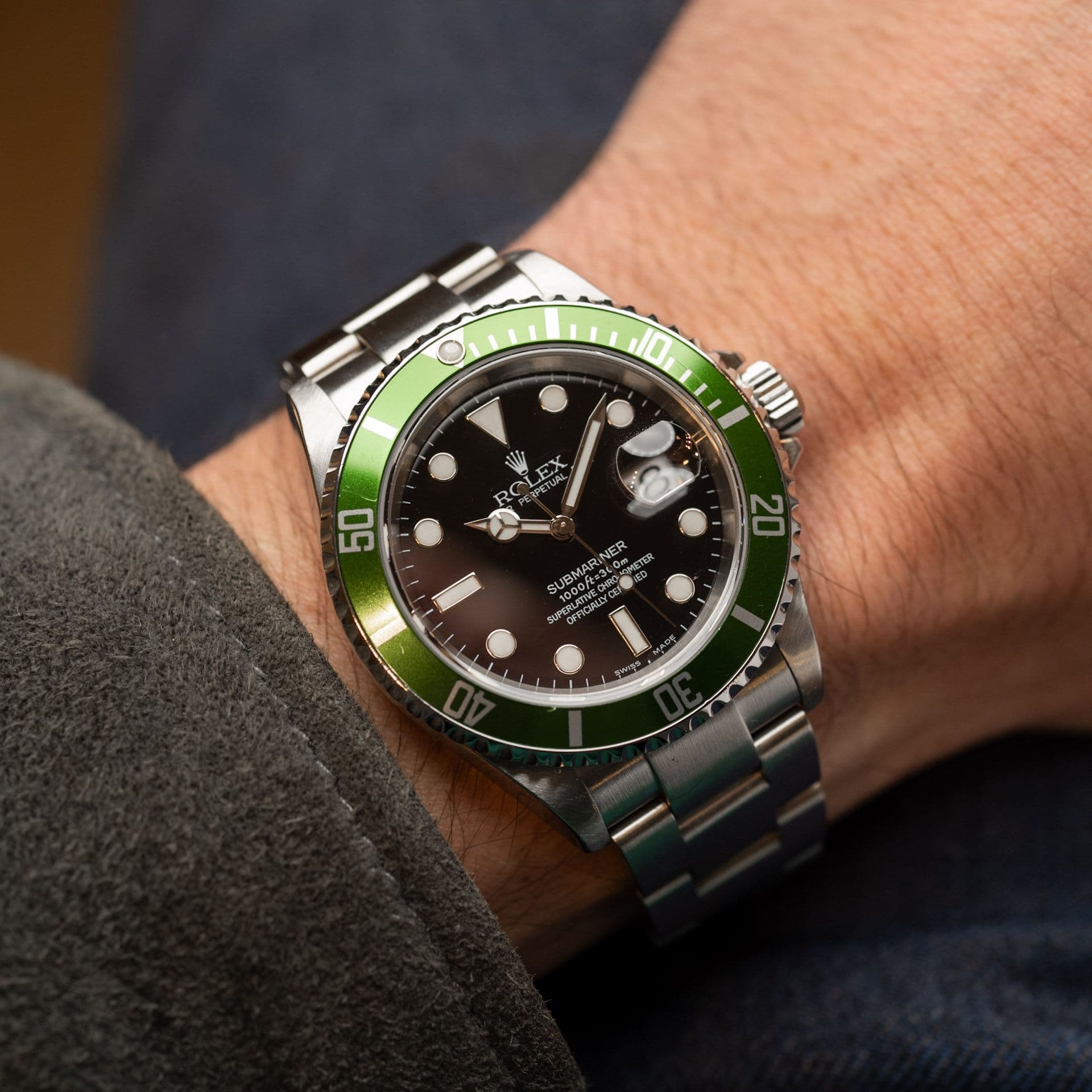 Submariner 16610LV Acier "Kermit" – 2004