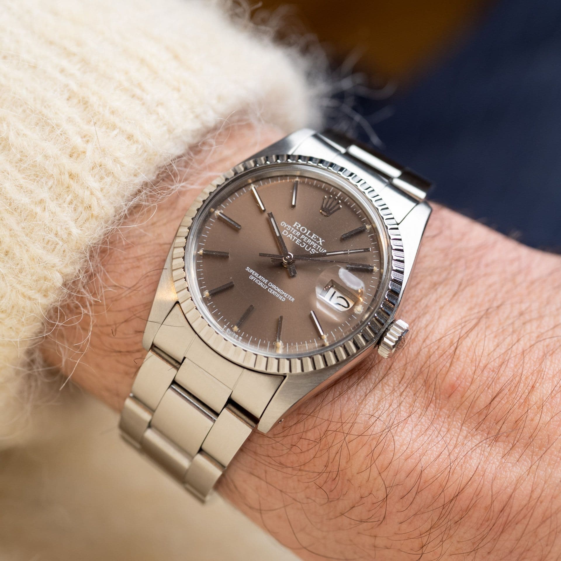 Datejust 16030 Acier "Havana" – 1980