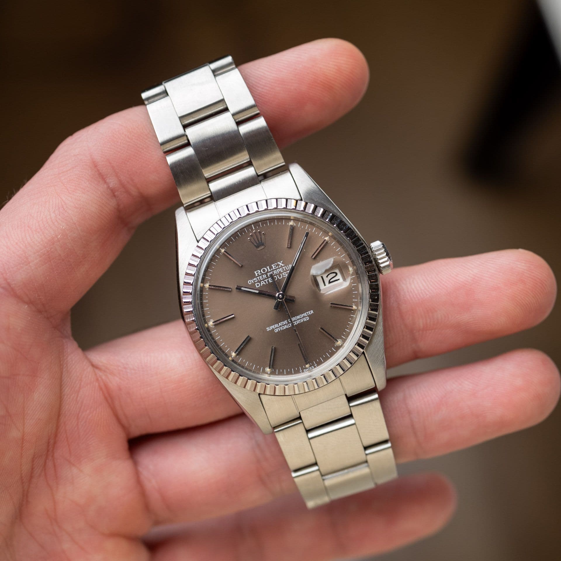 Datejust 16030 Acier "Havana" – 1980