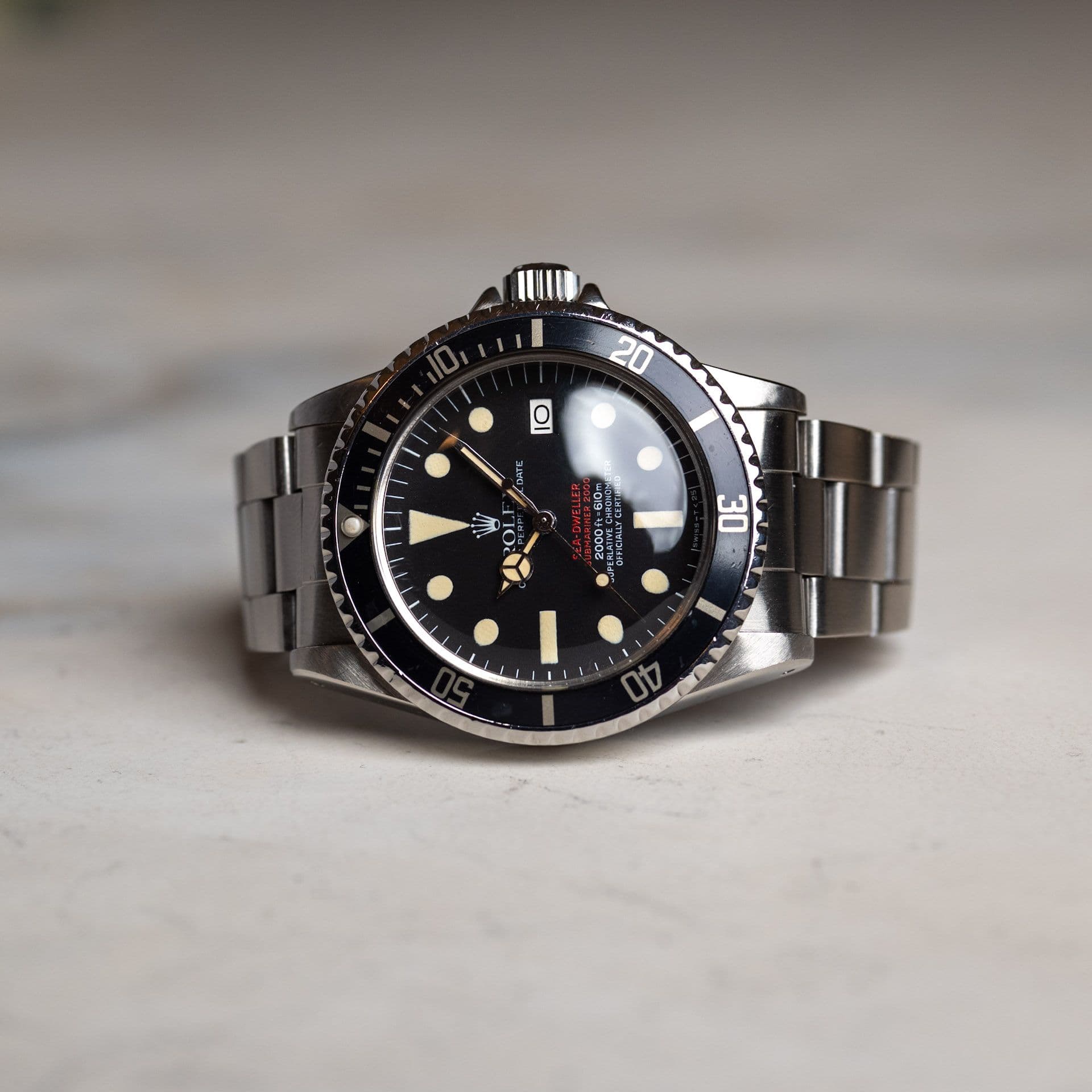 Sea-Dweller 1665  Acier "Double Rouge Mk4" – 1976