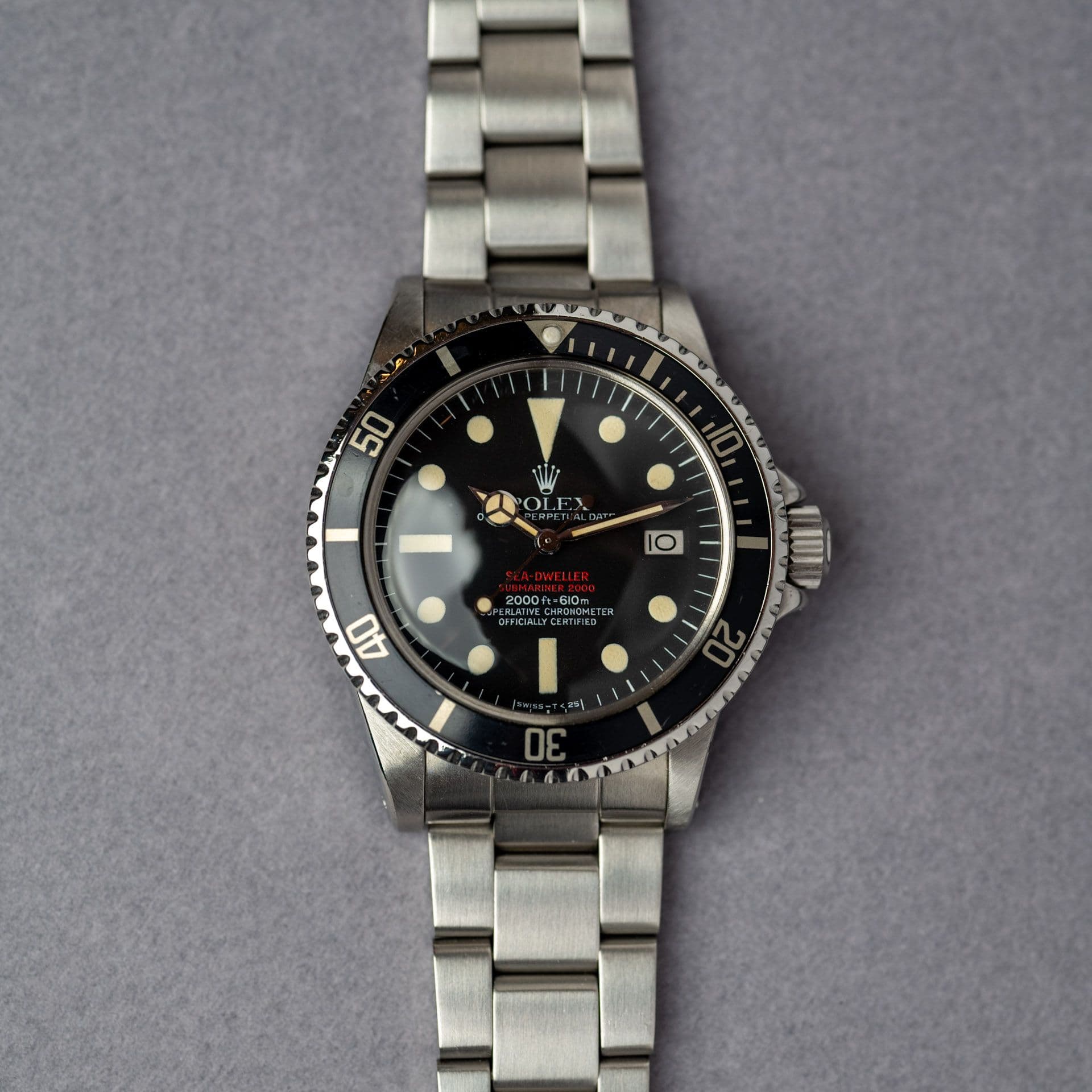 Sea-Dweller 1665  Acier "Double Rouge Mk4" – 1976